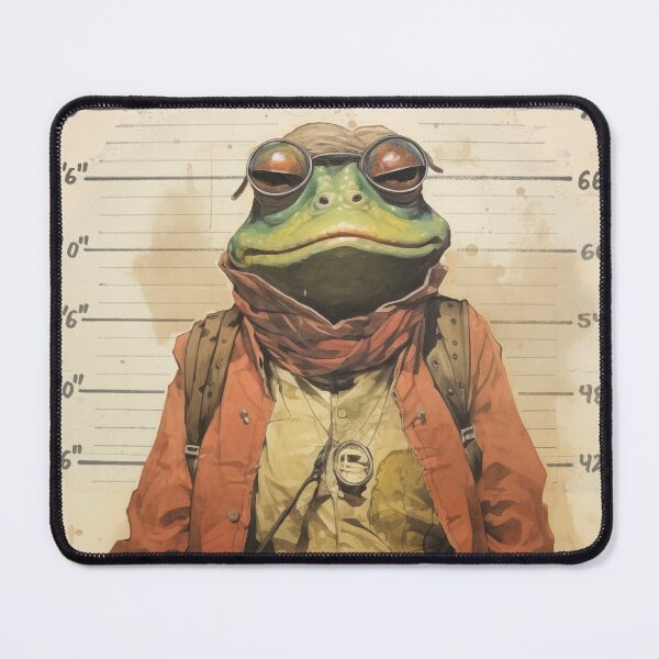 Item preview, THIEF - DARK FANTASY SCIFI FROG ART STYLE designed and sold by VistaThreadsCo.