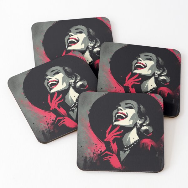 Item preview, Femme Fatale Widow Laughs [Noir] designed and sold by RESToRAPTOR.