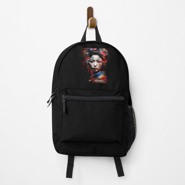 Item preview, Ink Essence - Japanese Aesthetic Surreal Kanji Symbol Painted Face Art 13 designed and sold by MadeByRobots.