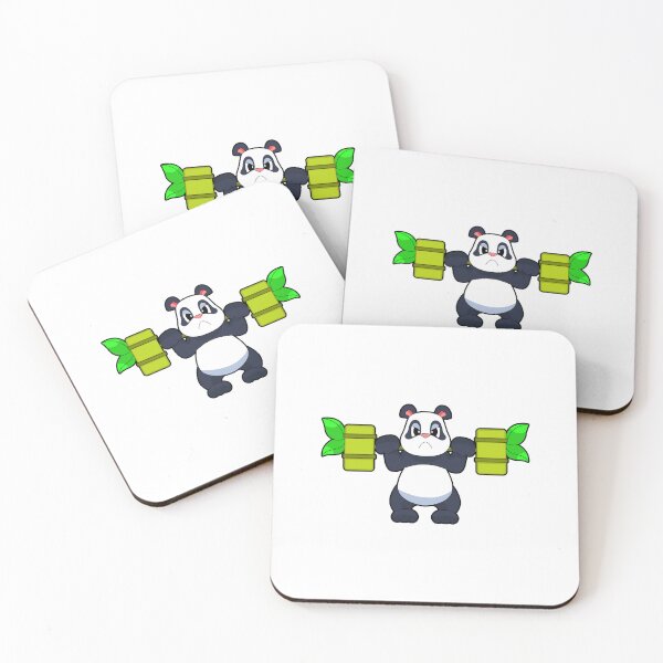 Item preview, Panda Bodybuilder Dumbbell Bodybuilding designed and sold by Snabdesign84.
