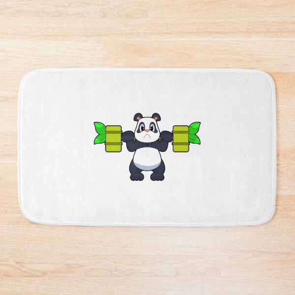 Item preview, Panda Bodybuilder Dumbbell Bodybuilding designed and sold by Snabdesign84.