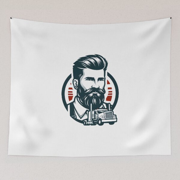 Item preview, Beard man for handsome and fashionable persons designed and sold by vectorillus.