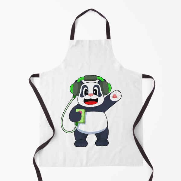 Item preview, Panda Musician Headphone Music designed and sold by Snabdesign84.