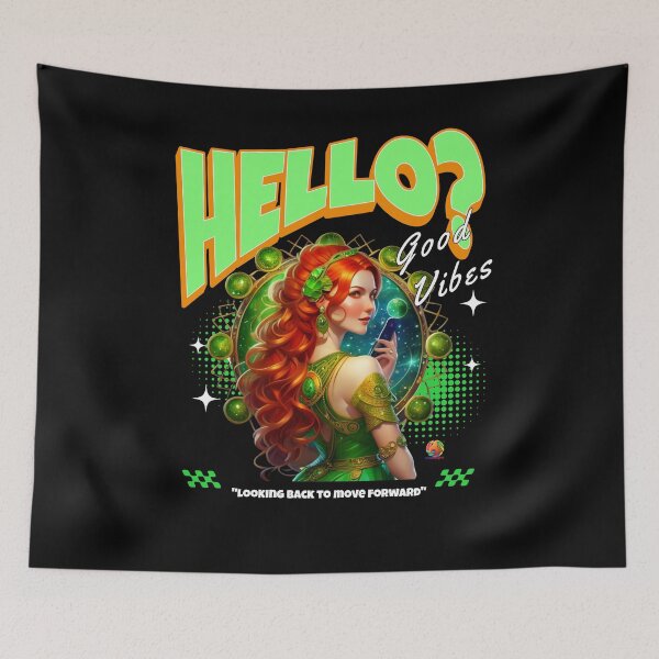 Item preview, Irish Princess Hello with Good Vibes Ireland designed and sold by OliDesigns.