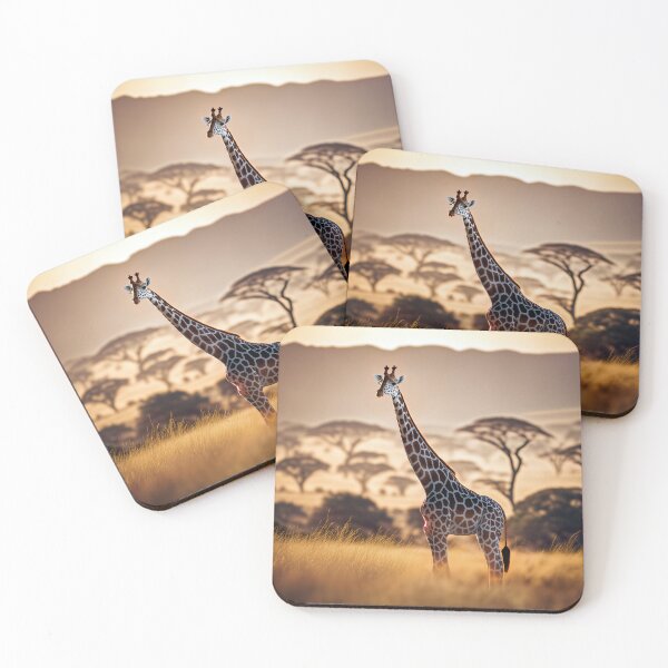 Item preview, Giraffe in Savannah - Habitants of Earth designed and sold by LiveDesigner.