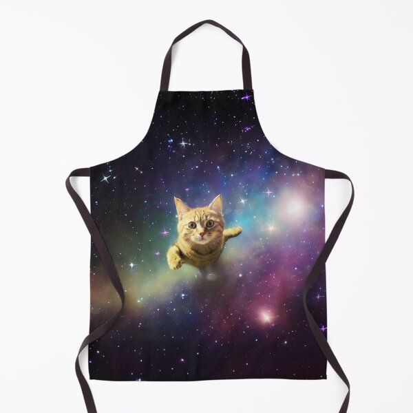 Item preview, Intergalactic Cat Flying in Universe designed and sold by RaveAnimals.