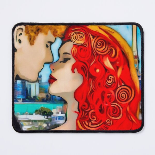 Item preview, Lovers in Auckland New Zealand, Red Hair, Blonde Hair designed and sold by CristalleLisa.