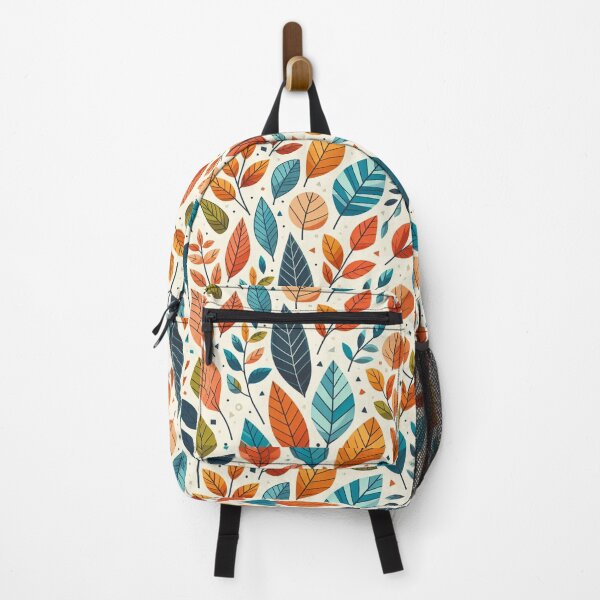Item preview, Colorful Leaves Feathers Cartoon Illustration Drawing 13 designed and sold by CoffeeIsATrip.