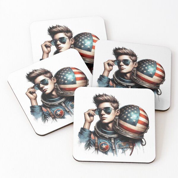Item preview, A genius teenage prodigy is depicted wearing an Astro suit, designed and sold by PaintMeWorld.