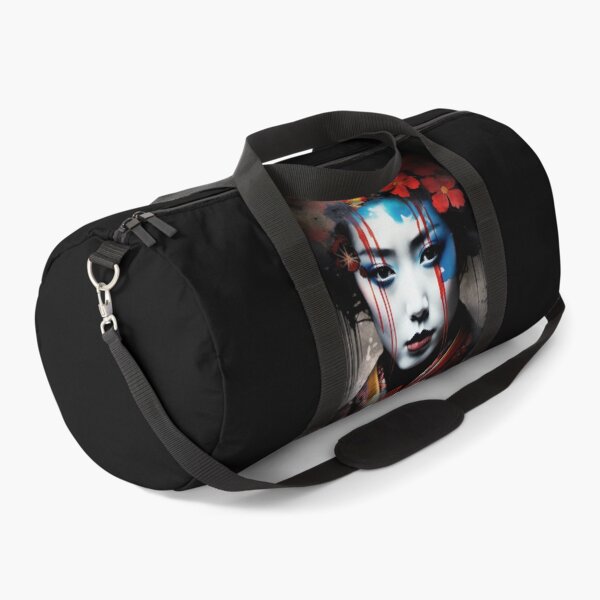 Item preview, Ink Essence - Japanese Aesthetic Surreal Kanji Symbol Painted Face Art 18 designed and sold by MadeByRobots.