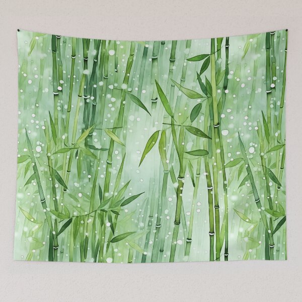 Item preview, Bamboo Cottagecore Botanical Floral Nature Herbs Plants  designed and sold by fluffstuffgifts.