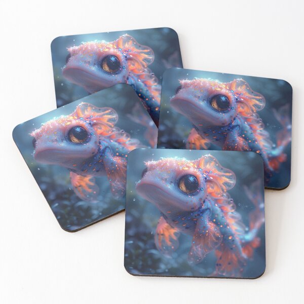 Item preview, Enchanted Gaze: Whimsical Aquatic Sprite designed and sold by AstralPhoenixAI.