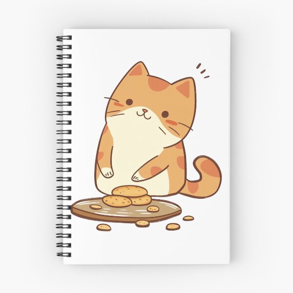 Item preview, Cute Cat Eating Cookies  designed and sold by GoverArt.