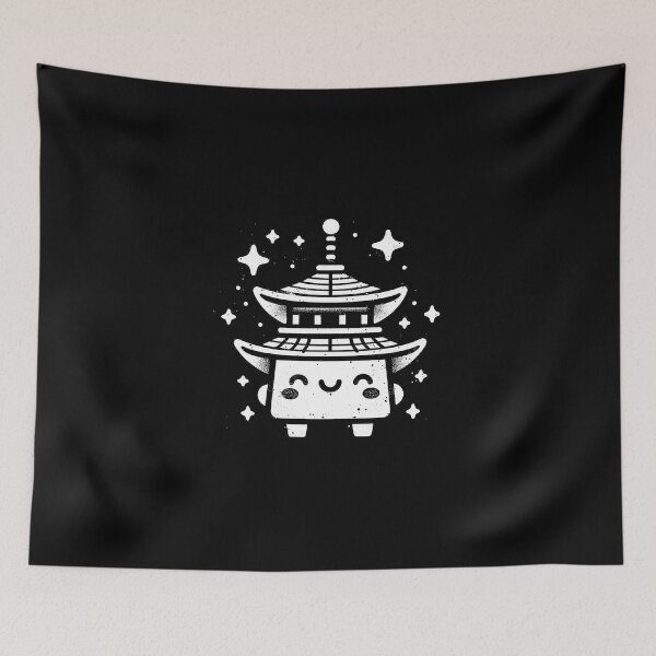 Item preview, cute pagoda designed and sold by MissKaffeina.