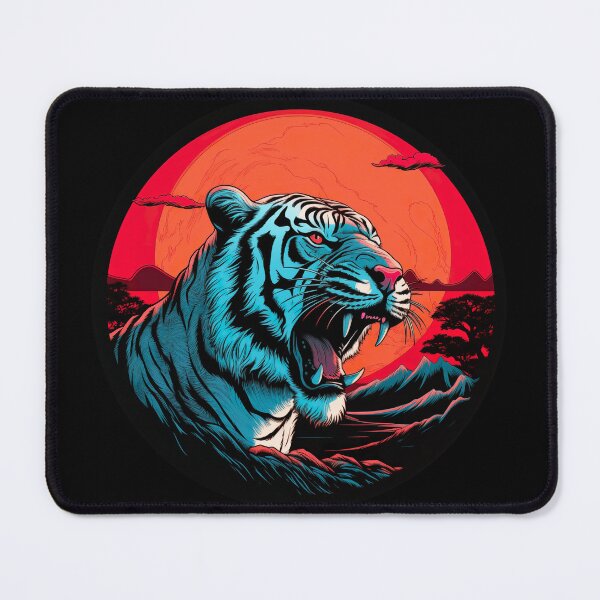 Item preview, Tiger - Asian Style Emblem designed and sold by Fractal-Graphic.