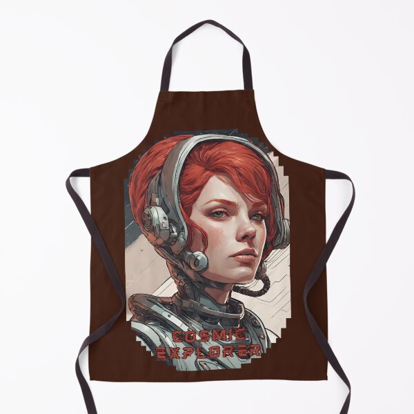 Item preview, Red-haired Girl: Cosmic Explorer designed and sold by InnerGrow.