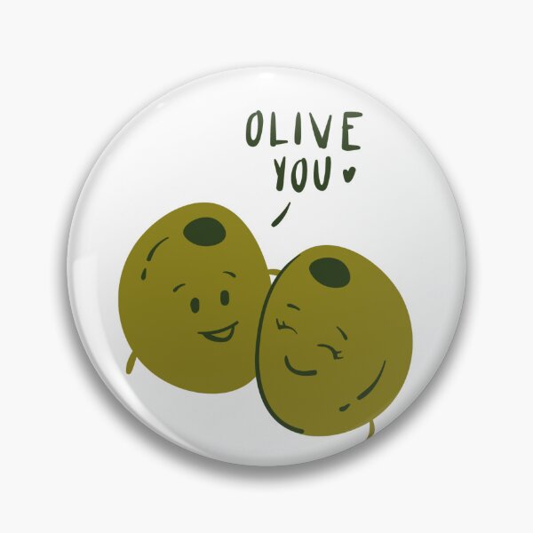 Item preview, I olive you pun valentines  designed and sold by 17Secrets.