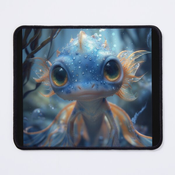 Item preview, Ocean's Whisper: The Seafaring Sentinel Aquatic Sprite designed and sold by AstralPhoenixAI.