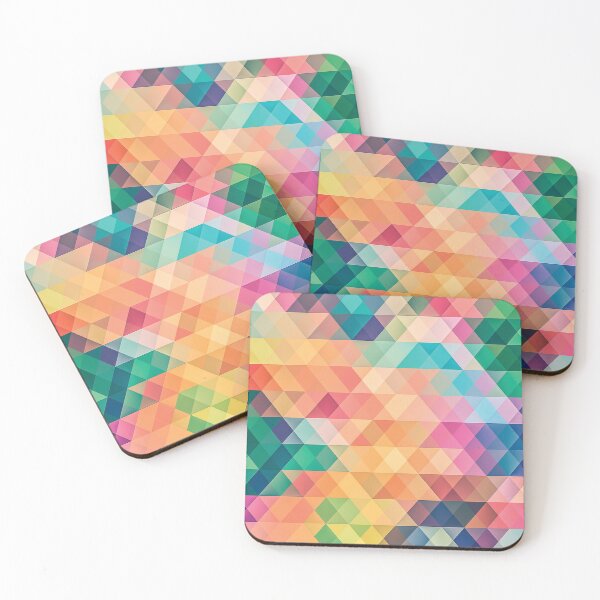 Item preview, Retro Square Revival: Colorful Tiles in Modern Patterns designed and sold by limos.