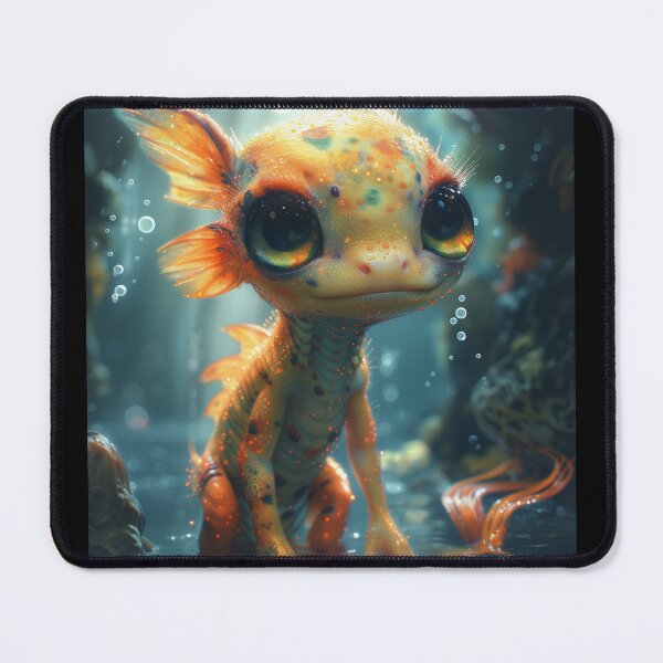 Item preview, Sunset Siren: Lagoon Luminary Aquatic Sprite designed and sold by AstralPhoenixAI.