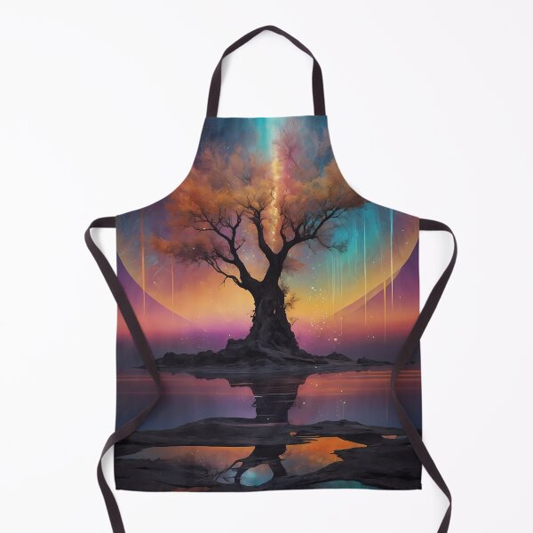 Item preview, Arboreal Aurora: Cosmic Light Through Nature designed and sold by Vitalka-uk.