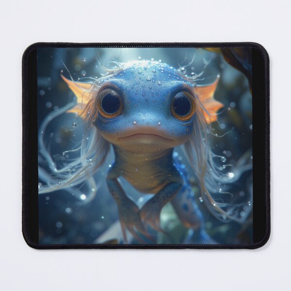 Item preview, Azure Wonder: Depths of Innocence Aquatic Sprite designed and sold by AstralPhoenixAI.
