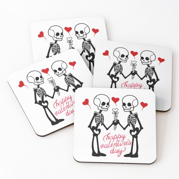 Item preview, Skeletons valentine's day  designed and sold by Jemsruk.