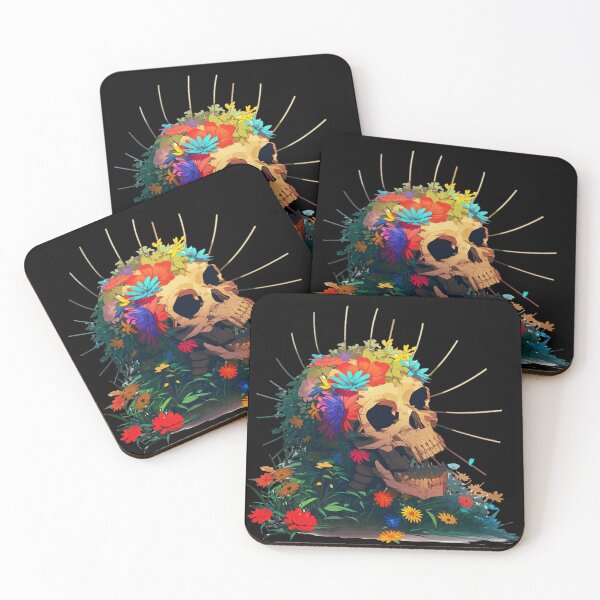 Item preview, Floral Skull designed and sold by DesignsByBeacon.
