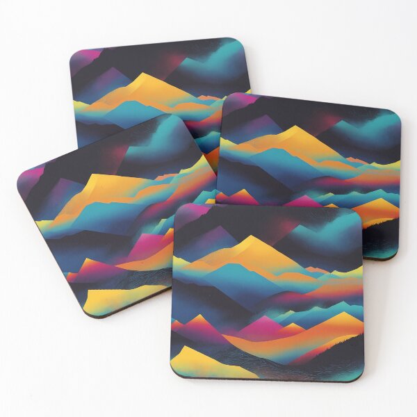Item preview, Geometric Dreamscape: Mountain Mosaic designed and sold by Vitalka-uk.