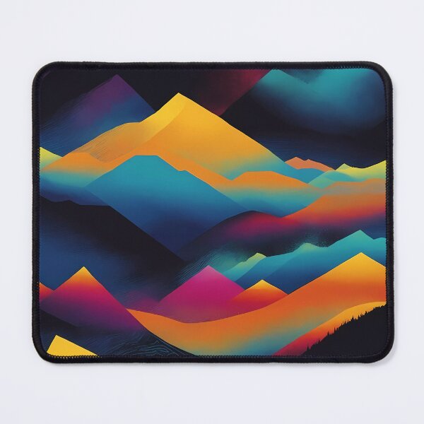 Item preview, Geometric Dreamscape: Mountain Mosaic designed and sold by Vitalka-uk.