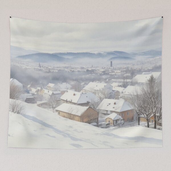 Item preview, Winter In The Town designed and sold by TondoMeander.