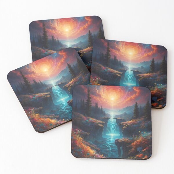 Item preview, Cosmic Falls: Nature's Celestial Dance designed and sold by Vitalka-uk.