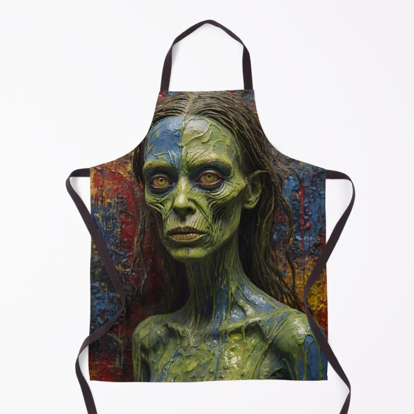 Item preview, Zombie Monster Woman Painting designed and sold by enhan.