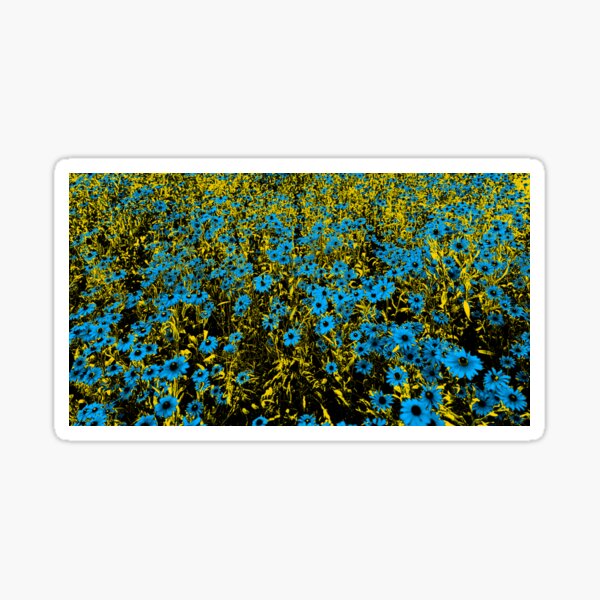 Item preview, Psychedelic wildflower meadow designed and sold by CyaniRose.