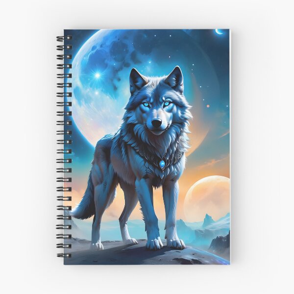 Item preview,  Mystical Wolf fantasy art pic 3 designed and sold by PineappleBlend.