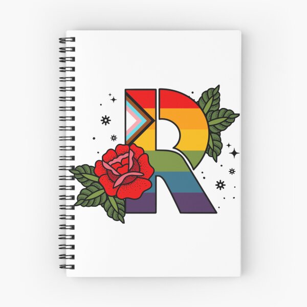 Item preview, Tattoo-Style Progress Pride R Rose-Hulman designed and sold by Maura Coriale.
