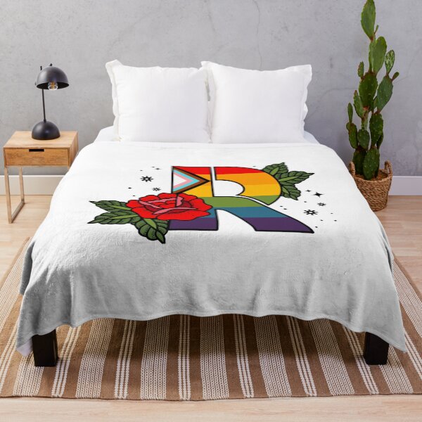 Item preview, Tattoo-Style Progress Pride R Rose-Hulman designed and sold by Maura Coriale.