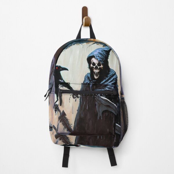 Item preview, Gothic Moonlit Grim Reaper and Raven designed and sold by Virginiasanimal.
