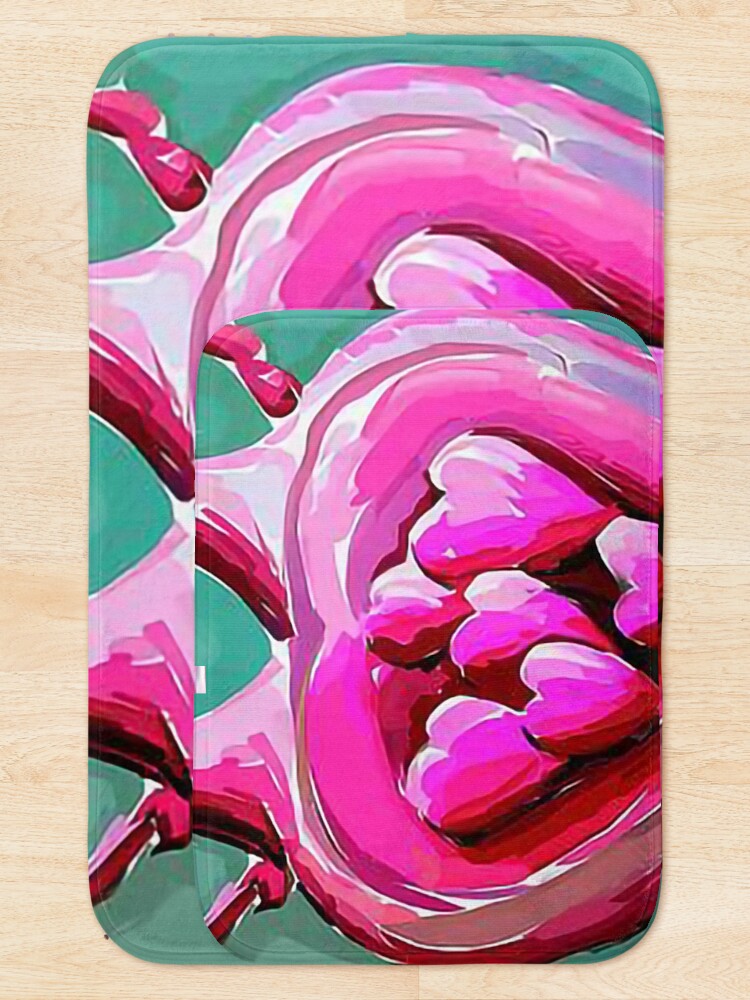 Thumbnail 5 of 6, Bath Mat, Hearts Inseparable designed and sold by artCdesignsKH.