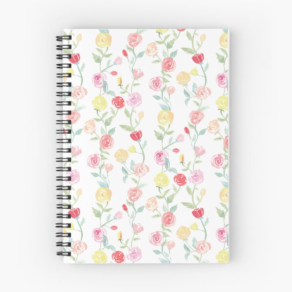 Item preview, Soft Pastel Watercolor Rose Floral Pattern designed and sold by MilaMooDesigns.