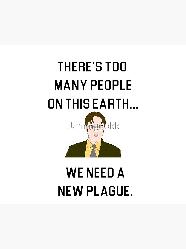 "New Plague Dwight The Office" Poster for Sale by Jammygokk Redbubble
