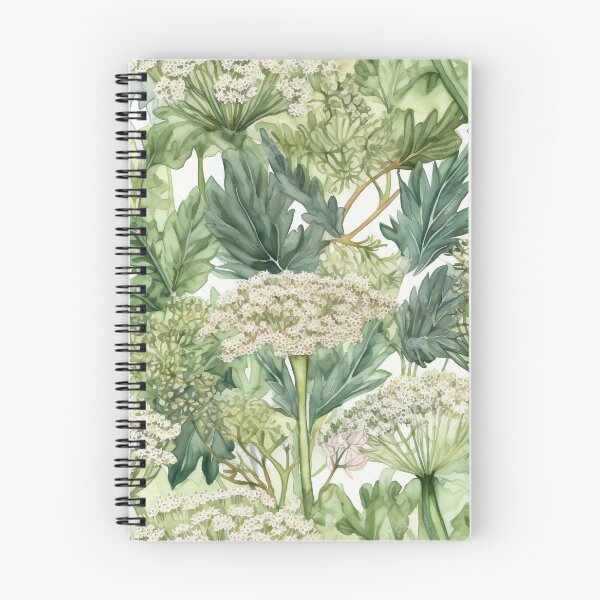 Item preview, variety of hogweed watercolor designed and sold by elegantpaterns.