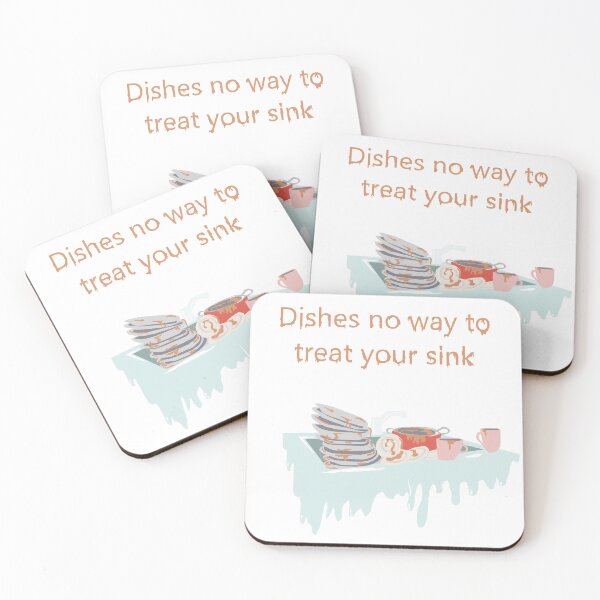 Item preview, Minimalistic dishes pun designed and sold by BobobDesign.