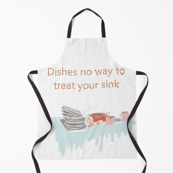 Item preview, Minimalistic dishes pun designed and sold by BobobDesign.