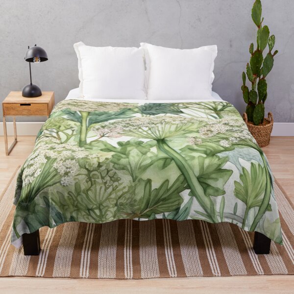 Item preview, variety of hogweed watercolor designed and sold by elegantpaterns.