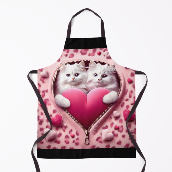 Item preview, 3D Cats hugging heart designed and sold by citragraphics ⭐⭐⭐⭐⭐.