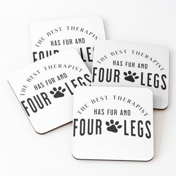 Item preview, The best therapist has fur and four legs - Quote Dog Pet designed and sold by DigitaList20.