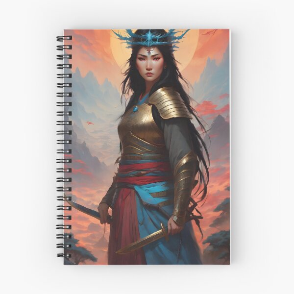 Item preview, Samurai Warrior Queen Ai artprint designed and sold by PineappleBlend.