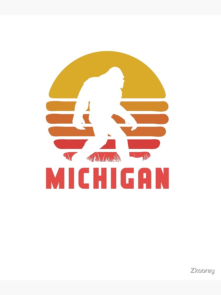 "Bigfoot Michigan State shirt Sasquatch Yeti Bigfoot Believer Sasquatch
