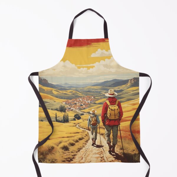 Item preview, Camino de Santiago Spain Tourism Vintage Poster 2 designed and sold by TravelersGems.